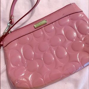 Coach Pink Wristlet